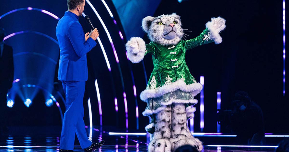 Snow Leopard unmasked in the second instalment of The Masked Singer ...