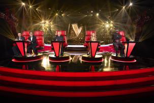 The Voice coaches in their chairs